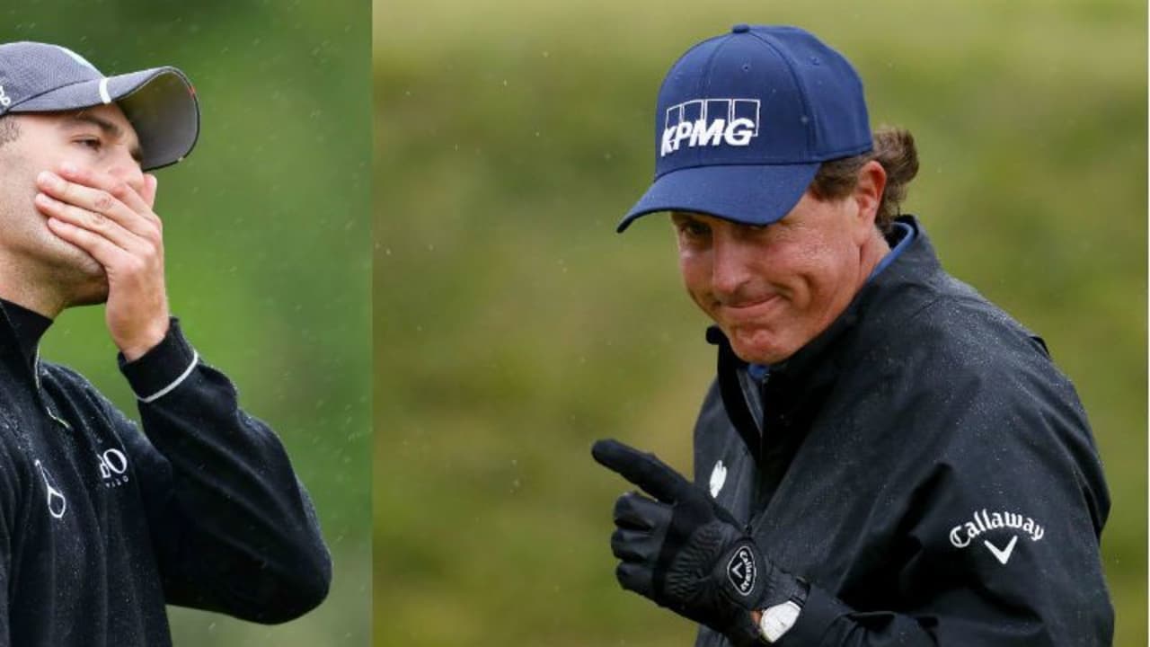Martin Kaymer strauchelt auf der Back Nine, während Phil Mickelson auch am zweiten Tag der Open Championship dominiert. (Foto: Getty)