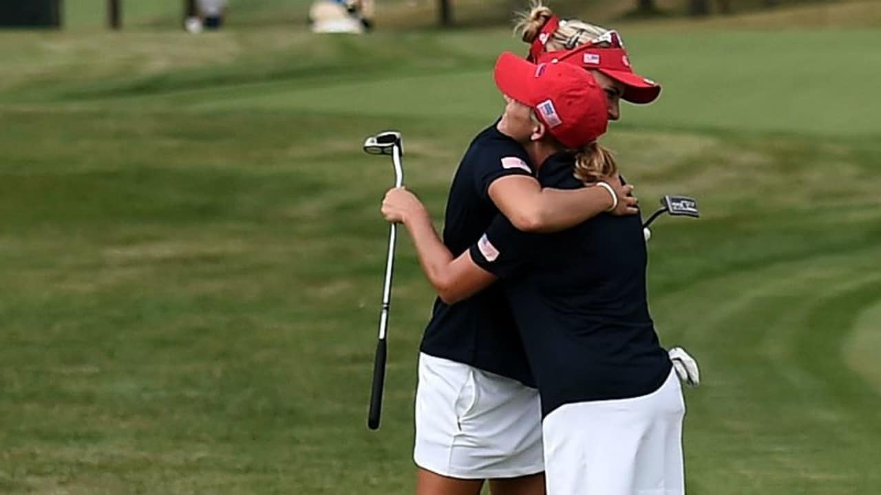 Gemeinsam für die USA: Lexi Thompson (links) und Cristie Kerr zogen bei der International Crown ins Finale ein. (Foto: Getty)