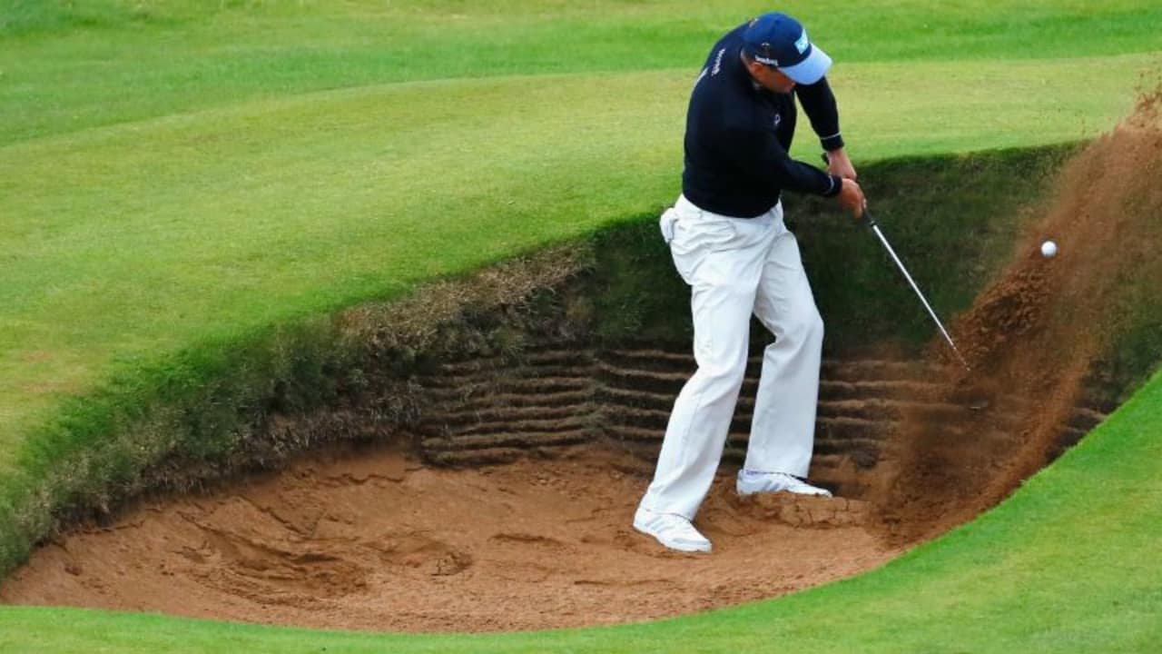 Ein Platz der jeden Golfer an seine Grenzen bringt: Martin Kaymer hatte mit dem Kurs der British Open in Troon zu kämpfen. (Foto: Getty)