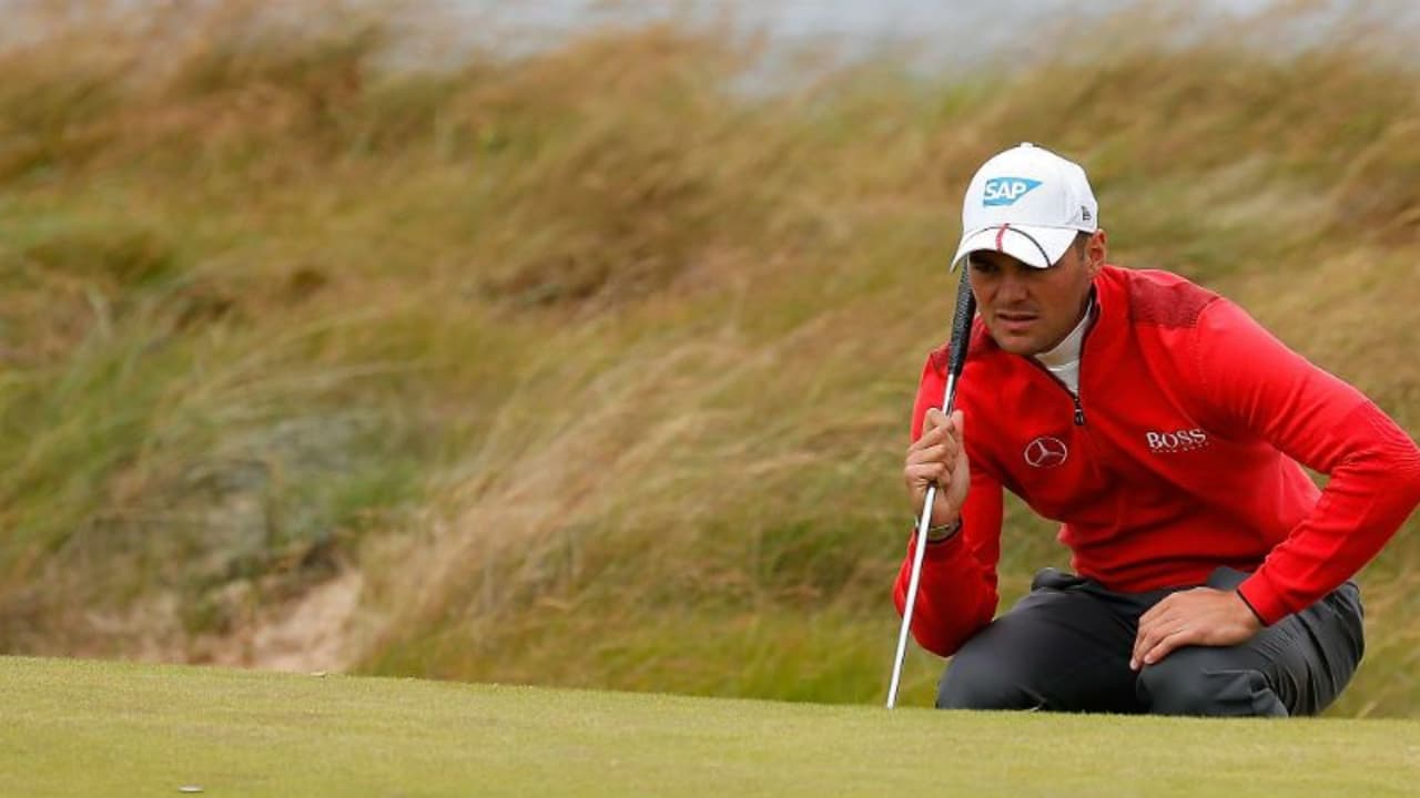 Mit ruhiger Hand an der windigen Küste: Martin Kaymer spielte eine bogeyfreie zweite Runde bei der Scottish Open. (Foto: Getty)
