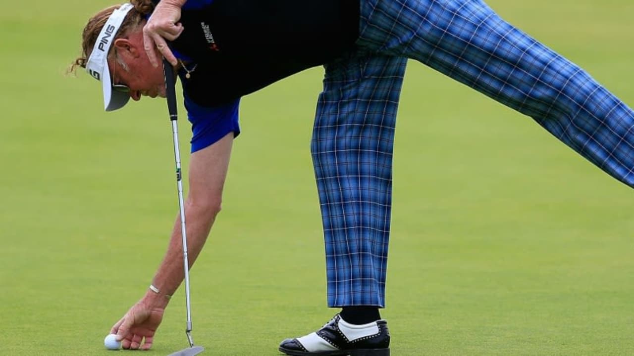 Miguel Ángel Jiménez bei der Senior open Championship. (Foto: Getty)