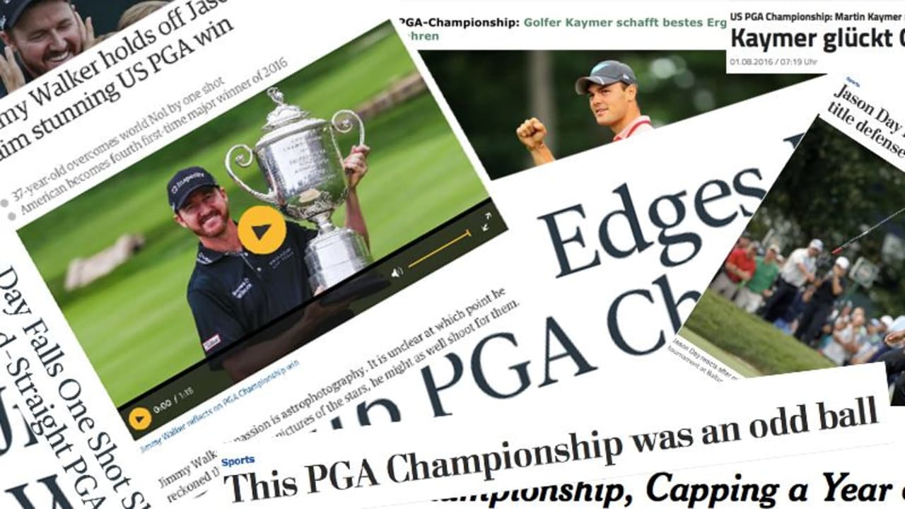 Medienecho Presseschau PGA Championship 2016 Jimmy Walker