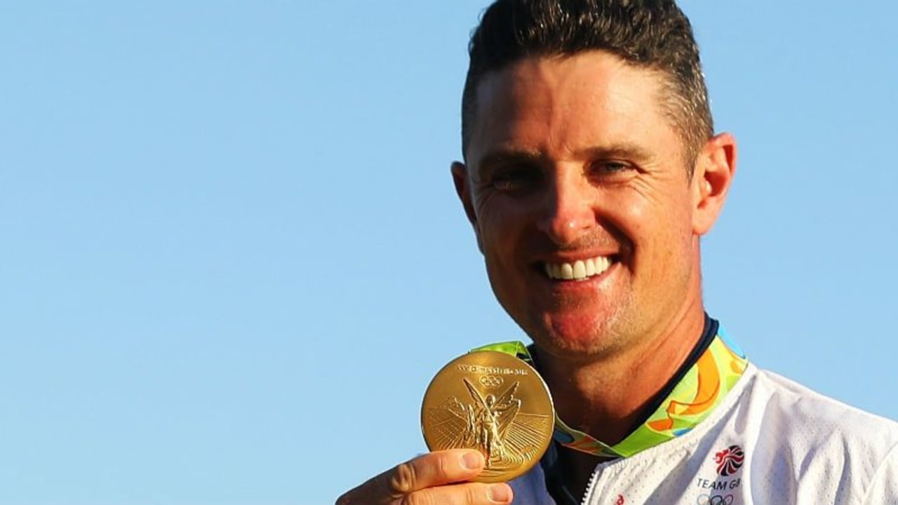 In einem packenden Finale sticht Justin Rose Henrik Stenson aus und greift sich Gold! (Foto: Getty)