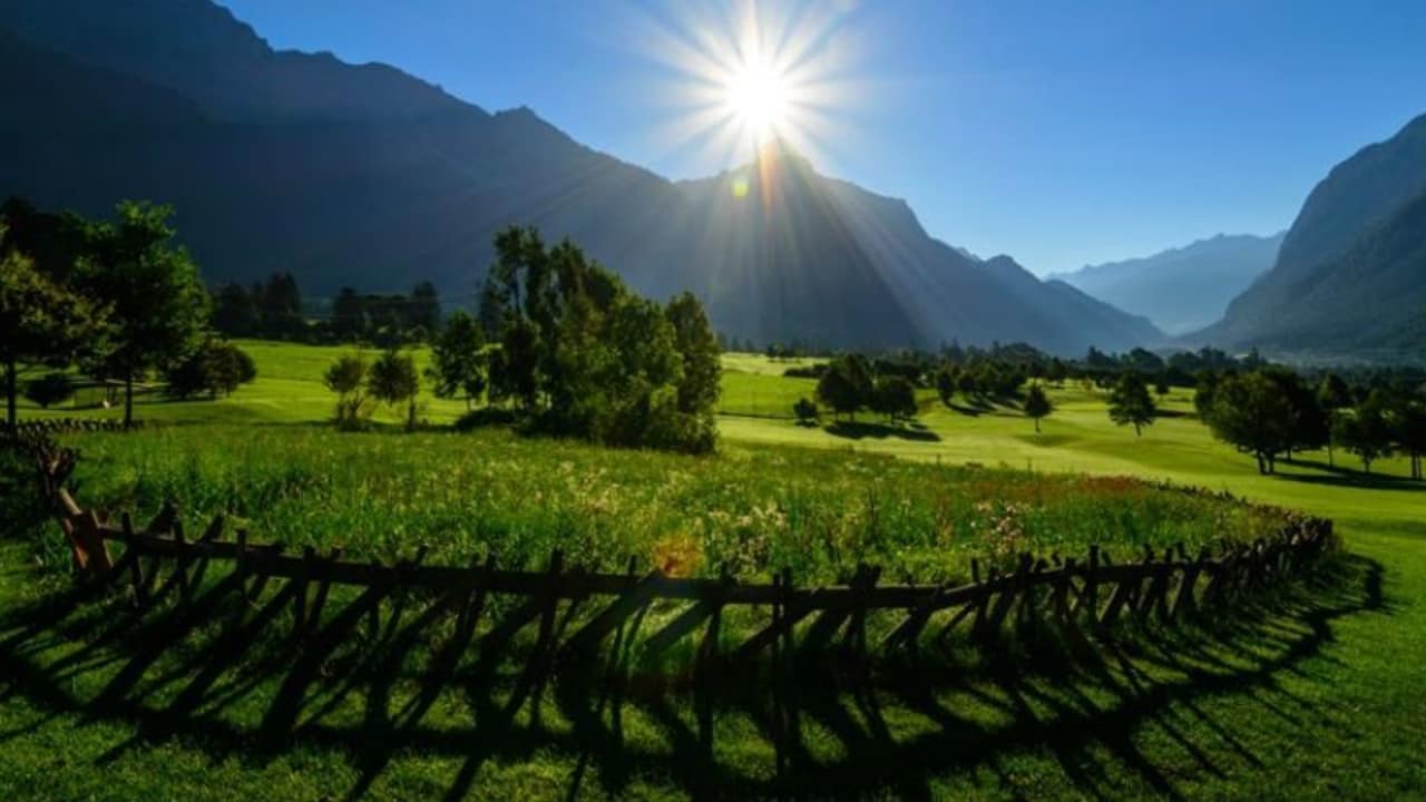 Golfen bei herrlicher Aussicht, wie im Golf Club Bludenz-Braz in Österreich. (Foto: GC Bludenz-Braz)