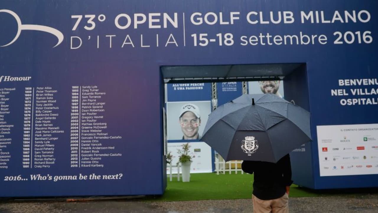 Zwei Regenunterbrechungen sorgten bei der Italian Open für eine große Verspätung. (Foto: Getty)