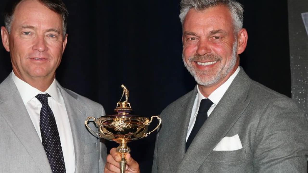 Wissen genau worauf es beim Ryder Cup ankommt: Davis Love III (links) und Darren Clarke. (Foto: Getty)