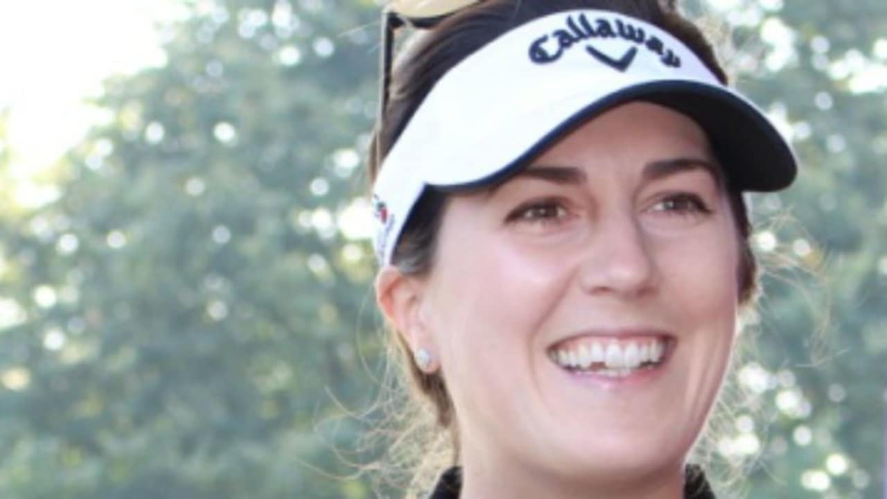 Sandra Gal steht der Ladies European Tour Rede und Antwort. (Foto: Golf Post)