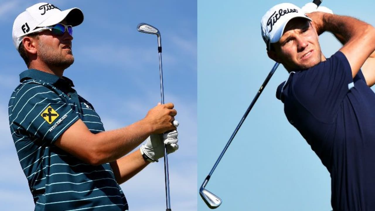 Bernd Wiesberger (links) kann noch um den Sieg mitspielen. Kieffer hofft auf Top 20. (Foto: Getty)