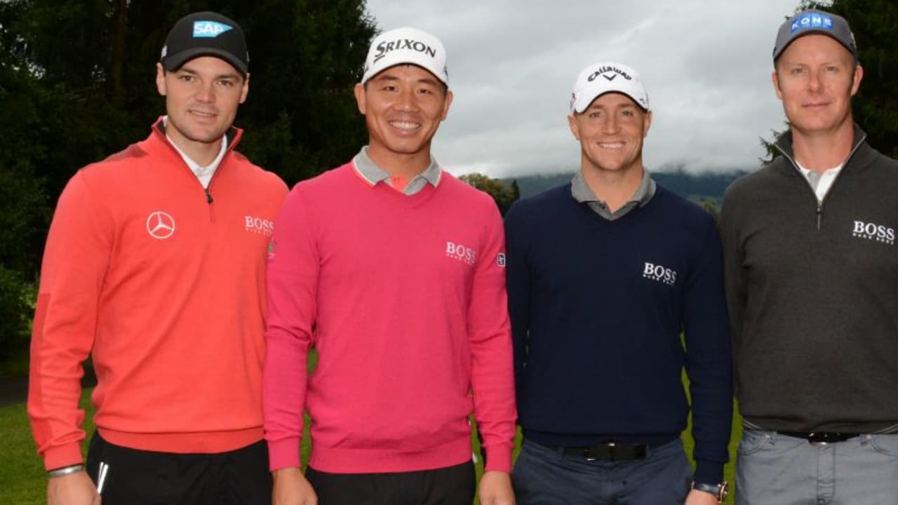 Die prominente Gäste von li.: Martin Kaymer, Wu Ashun, Alex Noren, Mikkko Ilonen, Jin Jeong (Foto: Kitzbühel Tourismus)