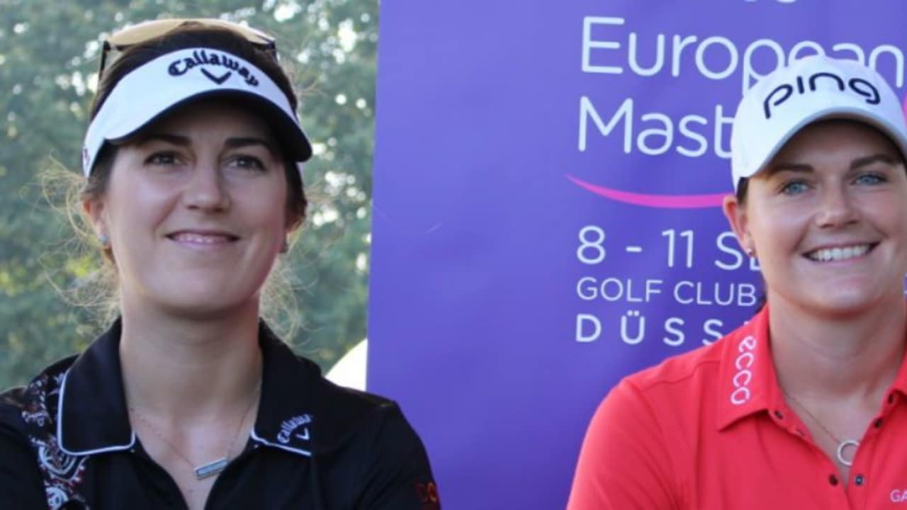 Sandra Gal und Caroline Masson freuen sich auf das Heimspiel beim Ladies European Masters. (Foto: Golf Post)