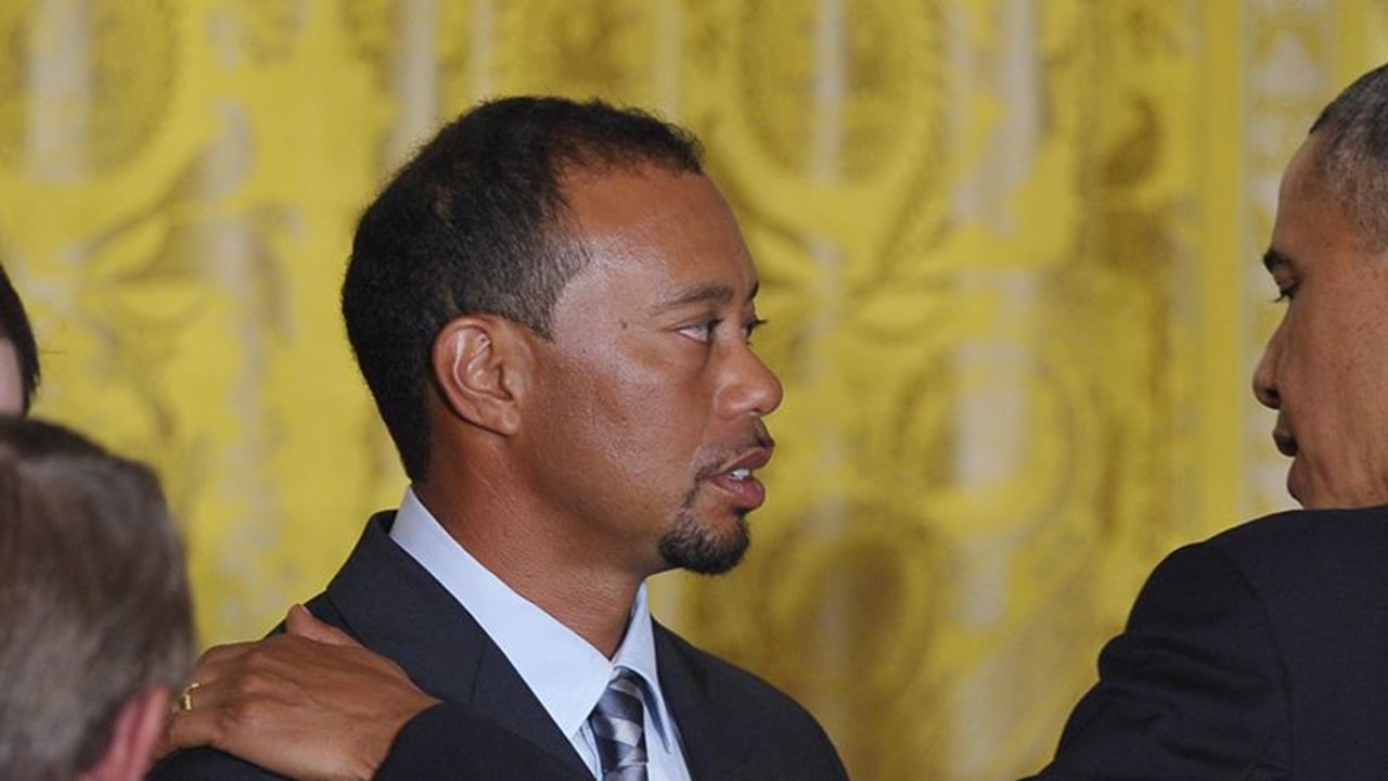 Barack Obama Tiger Woods Golf