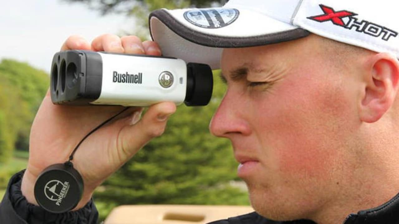 Joe Miller muss genau hingucken, will der World Long Drive Champion sehen, wo seine Bälle landen.