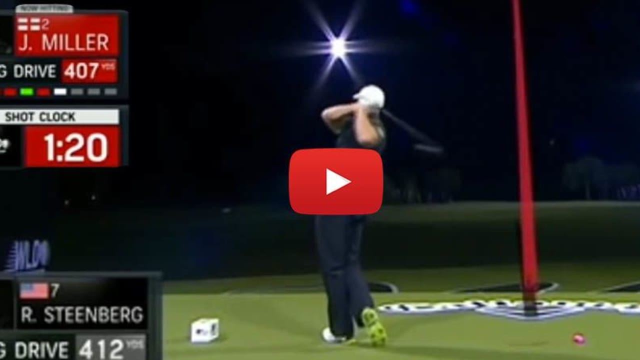 Joe Miller holte sich zum zweiten Mal den Titel bei der World Long Drive Championship.