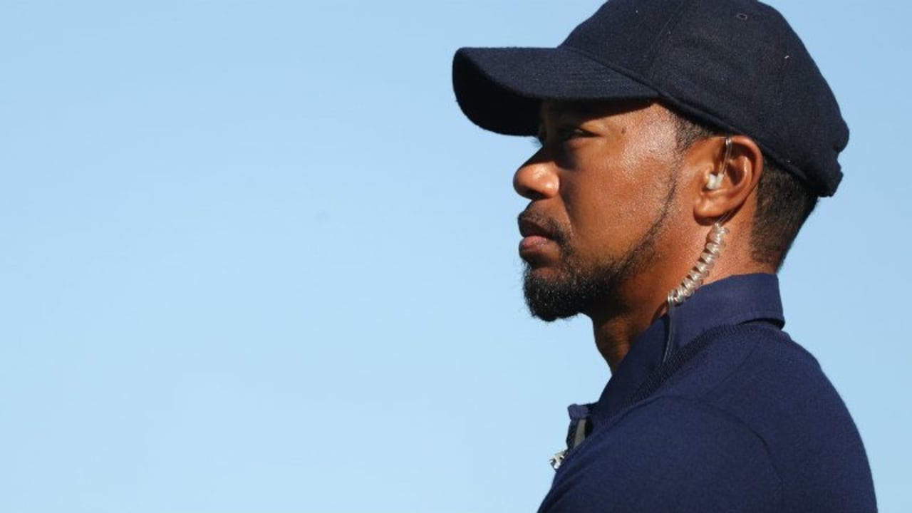 Bei einer Golf-Clinic der Tiger Woods Foundation griff Tiger Woods nach seiner Turnierabsage doch zum Schläger. (Foto: Getty)