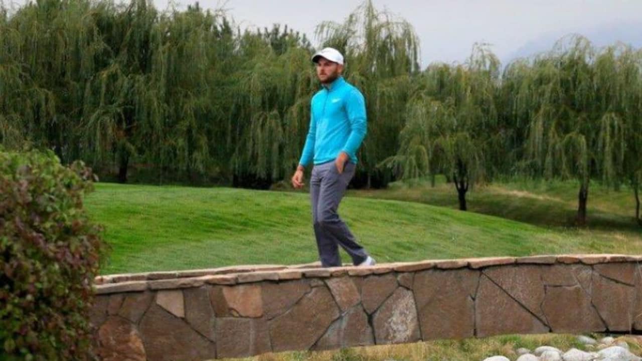Der Sieger der Ras Al Khaimah 2016 Golf Challenge: Jordan Smith. (Foto: Getty)