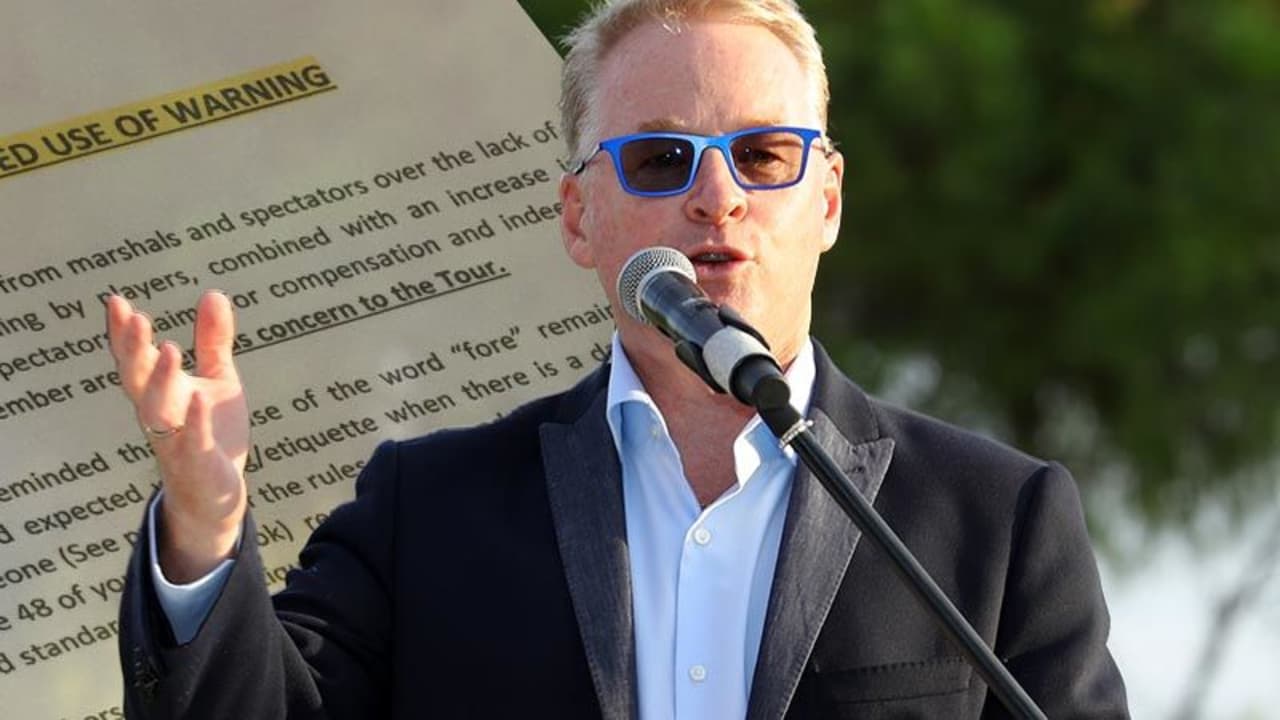 Keith Pelley ruft die Golfprofis zur stärkeren Einhaltung der Etikette auf.