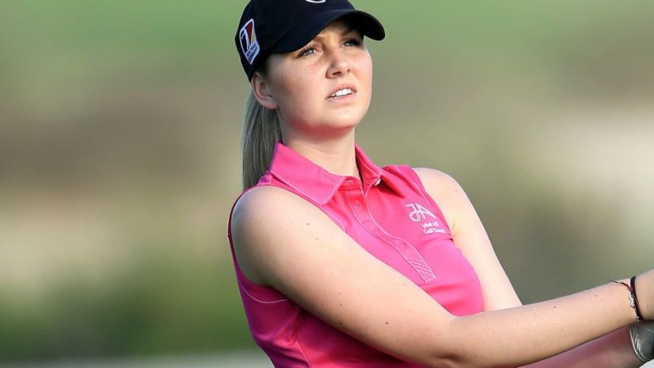 Hielt sich als einzige Deutsche im Feld: Olivia Cowan auf der LET in Katar. (Foto: Getty)