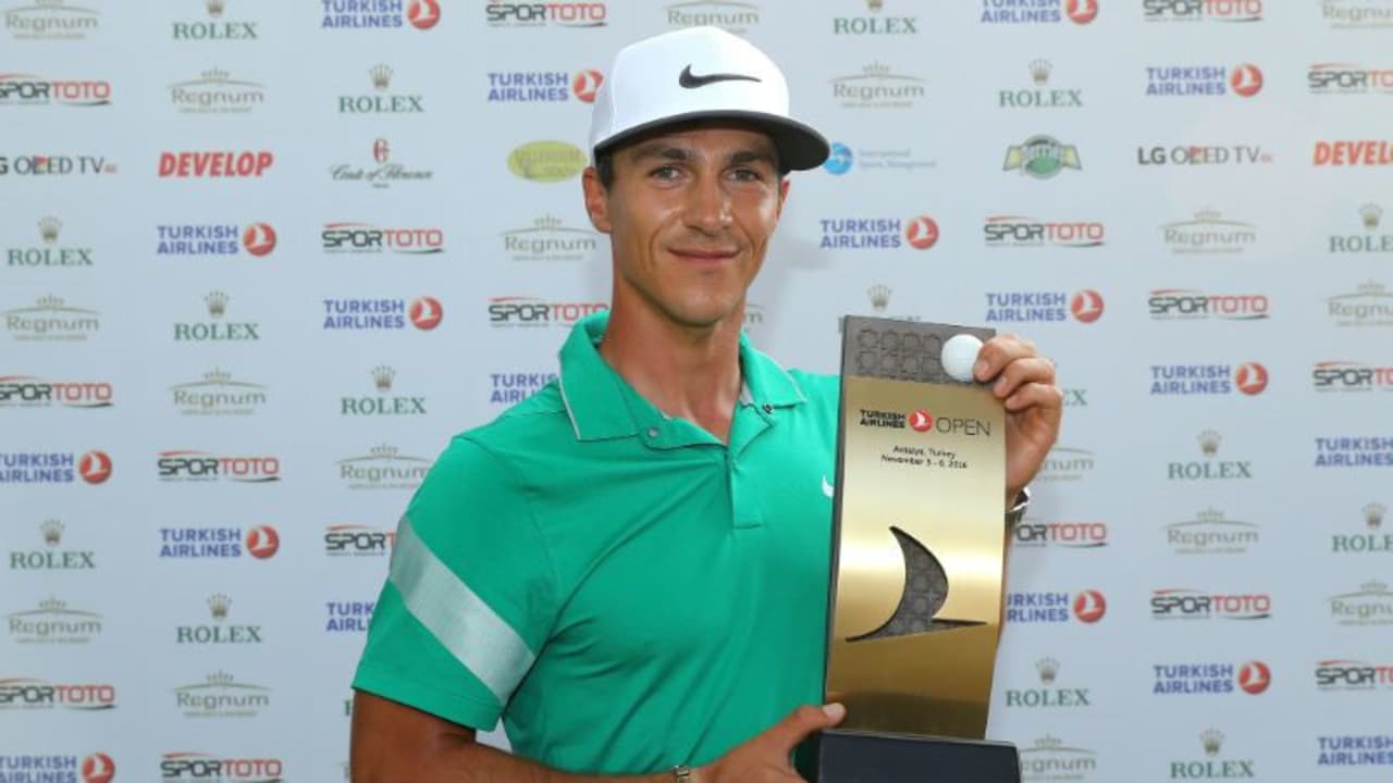 Alle jagten ihn, ohne Erfolg: Mit seinem Vorsprung ist Thorbjörn Olesen bei der Turkish Airlines Open nicht zu schlagen. (Foto: Getty)