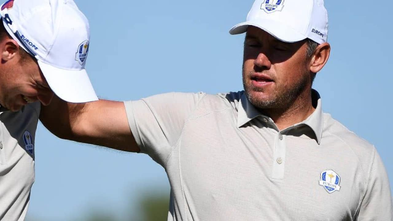 Danny Willett (l.) und Lee Westwood wollten eigentlich gemeinsam für England beim World Cup of Golf an den Start gehen.