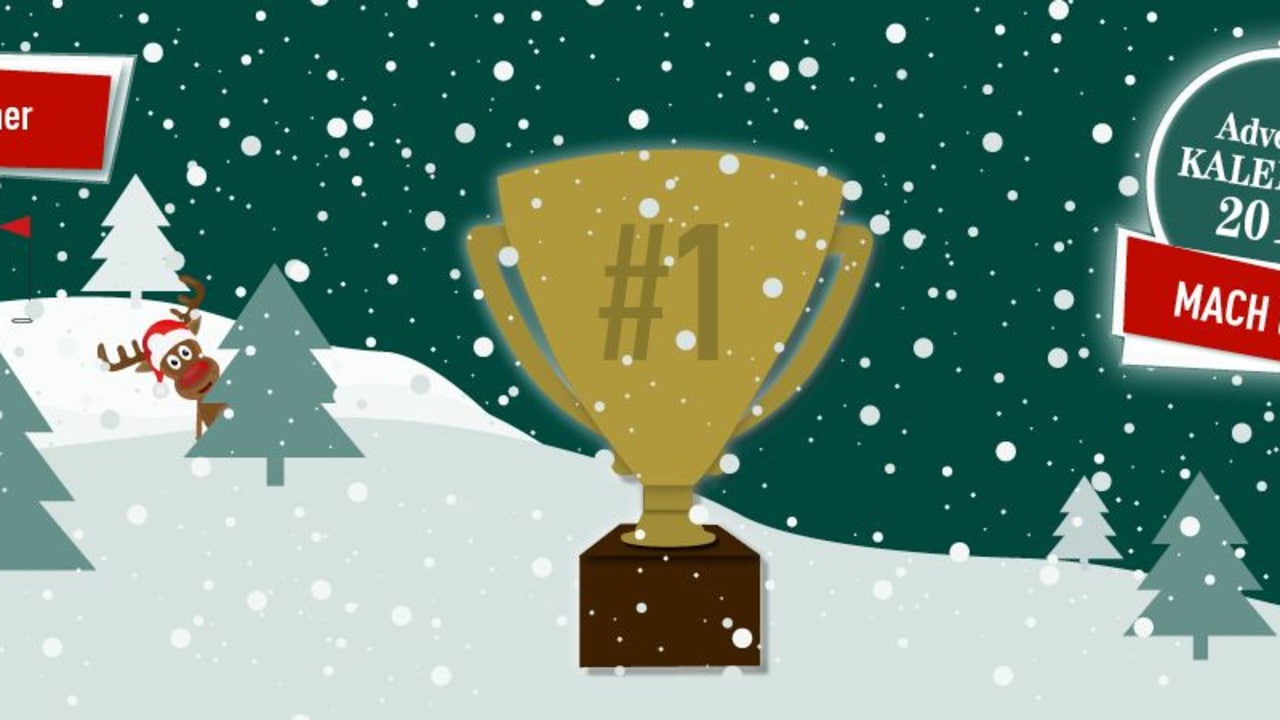Der Golf Post Adventskalender 2016: Wer bislang gewonnen hat. (Foto: Golf Post)