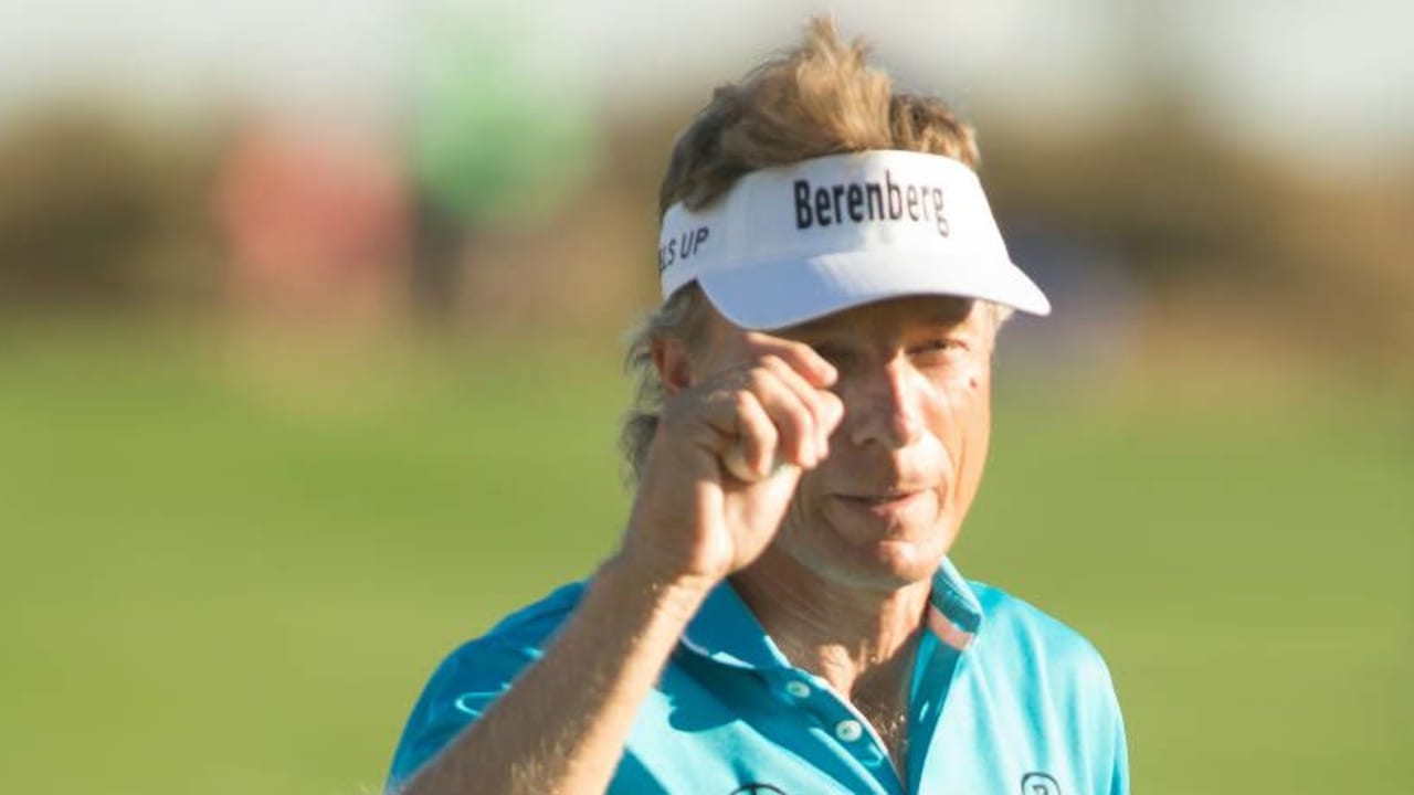 US-Präsident Donald Trump hat mit einer seltsamen Geschichte über Bernhard Langer für Aufsehen gesorgt. (Foto: Getty)(