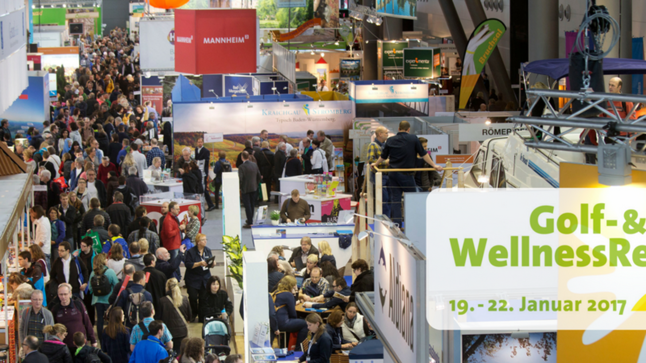 Vom 19. bis zum 22. Januar 2017 wird bei der Golf- & WellnessReisen Messe Stuttgart die Golfsaison 2017 eingeleutet. (Foto: MEsse Stuttgart)