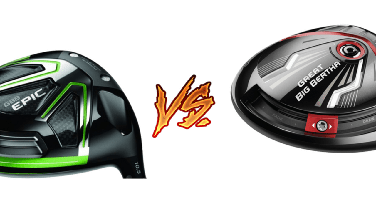 Der neue Callaway Great Big Bertha Epic Driver im Vergleich mit seinem Vorgänger, dem Great Big Bertha. (Foto: Callaway)