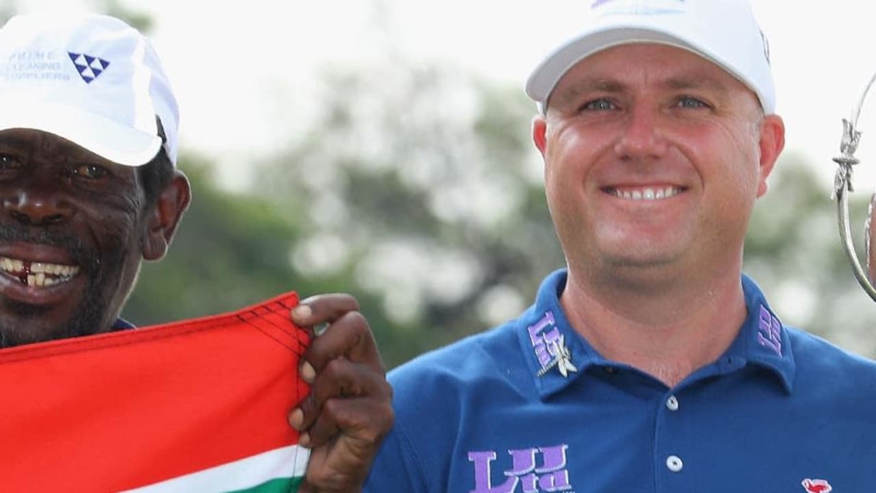 Nicht nur für Graeme Storm, sondern auch für seinen Caddie war der Sieg bei der BMW SA Open etwas ganz Besonderes.