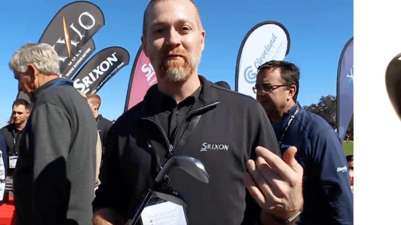 Der Chefentwickler von Srixon/Cleveland, John Rae stand Golf Post auf der PGA Show in Orlando Rede und Antwort und stellte die neuen RTX 3 Raw Wedges vor. (Foto: Golf Post/Cleveland)