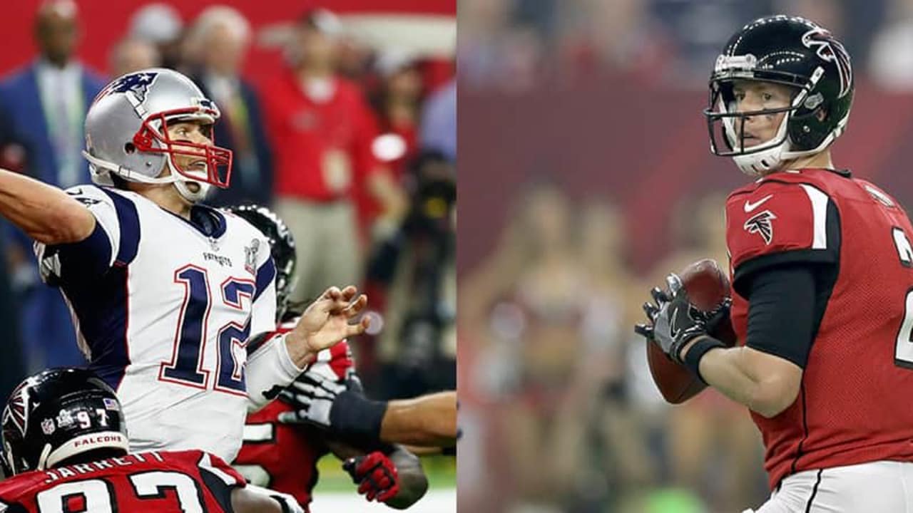Tom Brady Matt Ryan Super Bowl 2017 Golf