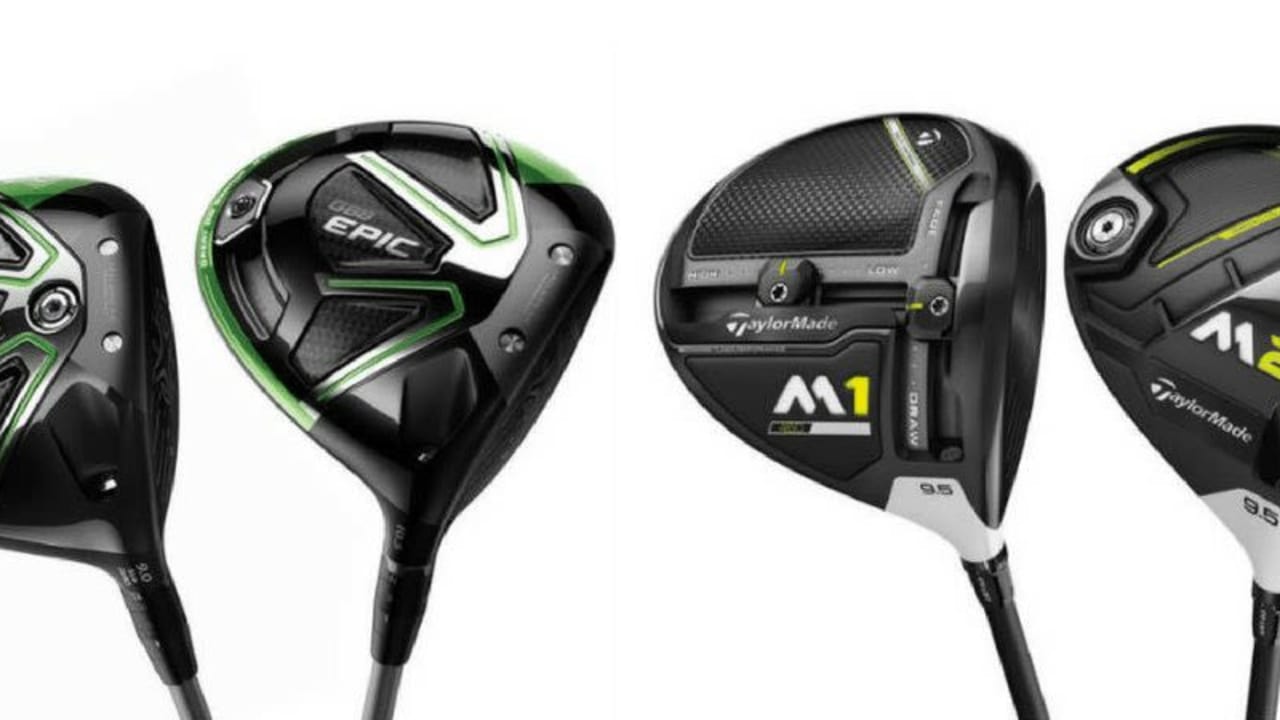 Die beiden Flaggschiff-Modelle von Callaway und TaylorMade sind die neuen GBB Epic bzw. M1 und M2 Driver. (Foto: Callaway / TaylorMade)