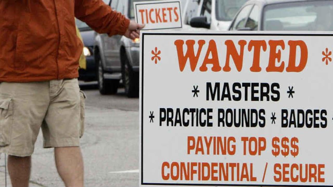 Die Tickets für das Masters in Augusta sind wie jedes Jahr so begehrt, dass extreme Preise aufgerufen werden.
