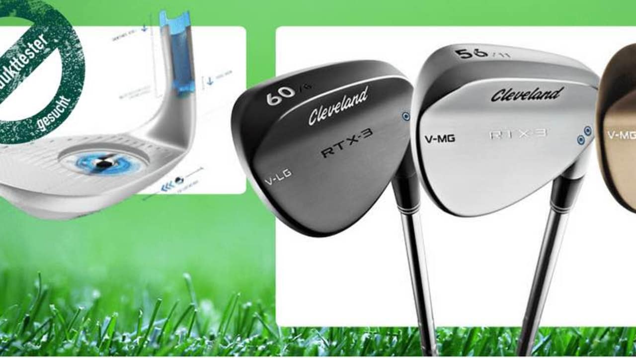 Golf Post und Cleveland suchen sechs Tester, die zwei der RTX 3 Wedges vier Wochen lang auf Herz und Nieren testen. (Foto: Cleveland)