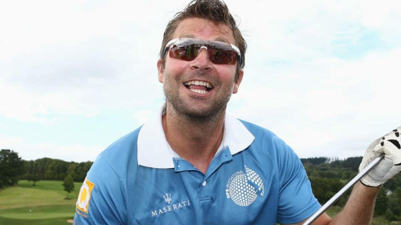 Daniel Stephan hat Spaß auf dem Golfplatz (Foto: Getty)