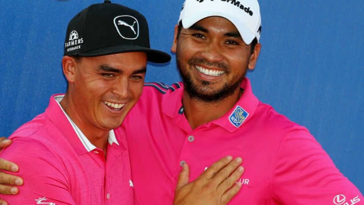 Rickie Fowler (l.) und Jason Day starten gemeinsam bei der Zurich Classic in New Orleans.