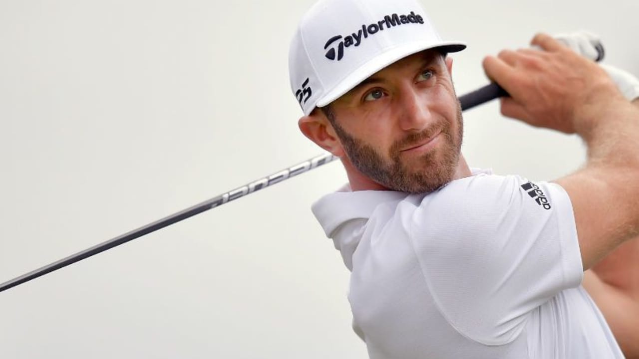 Dustin Johnson richtet seine Augen auf den Führenden der AT&T Byron Nelson. (Foto: Getty)