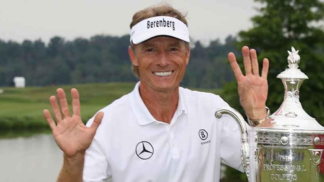 Bernhard Langer stellt bei der Senior PGA Championship einen neuen Majorrekord auf. (Foto: Getty)