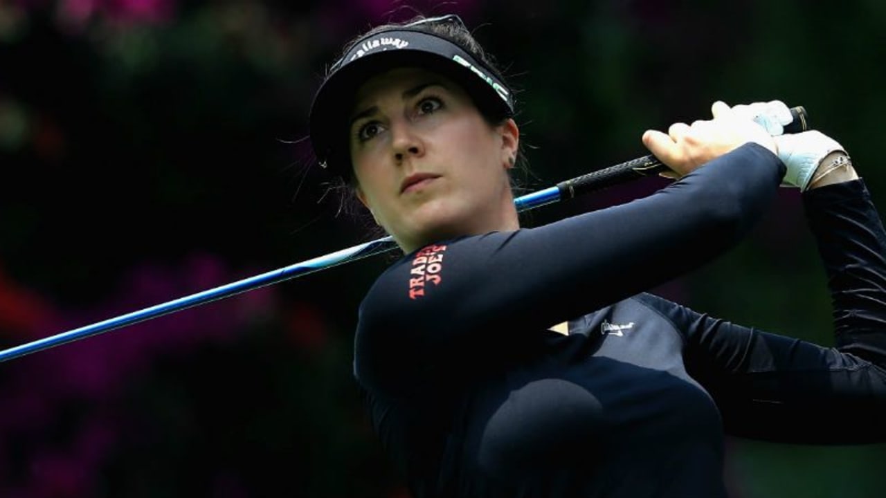 Eine entschlossene Sandra Gal kämpft sich ins Achtelfinale des Lorena Ochoa Match Play. (Foto: Getty)