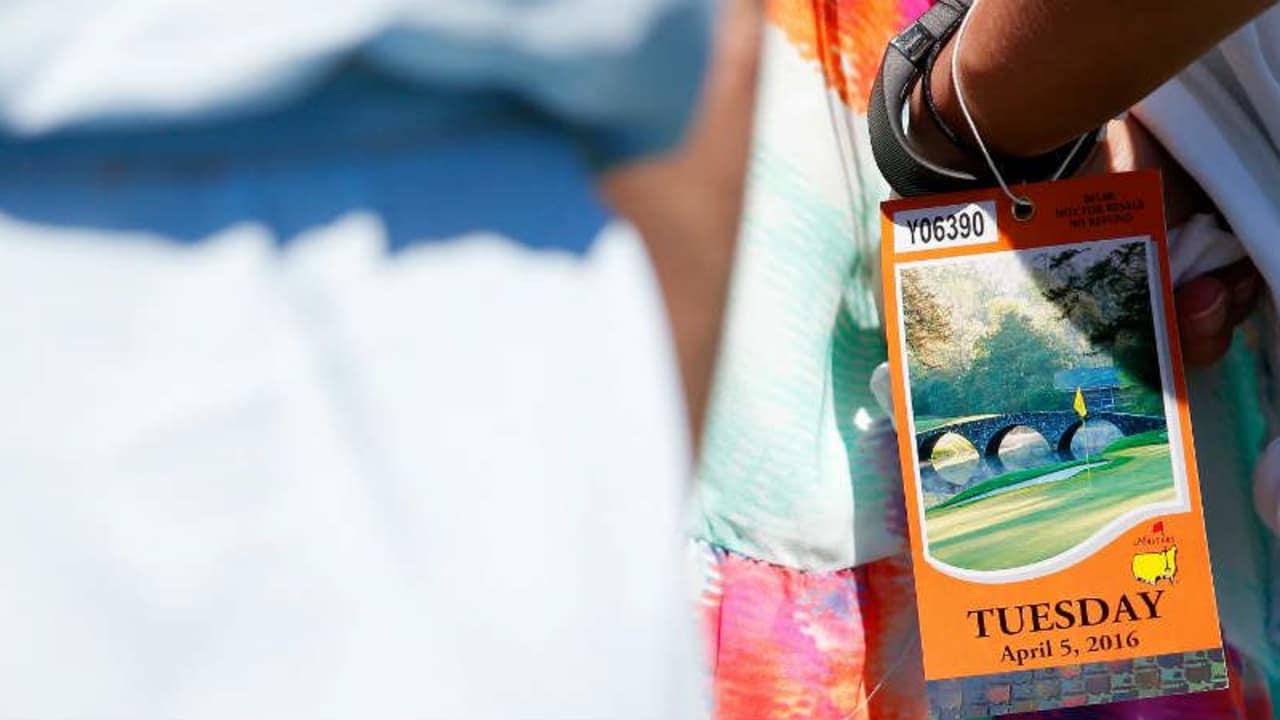Heiß begehrt: Eine Eintrittskarte zum Masters Tournament. (Foto: Getty)