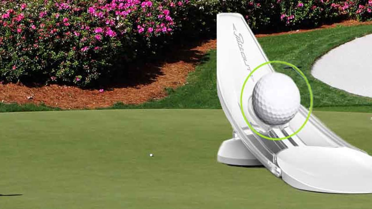 Die Puttout Trainingshilfe ist handlich und stört in keinem Golfbag. (Foto: Getty / Puttout)