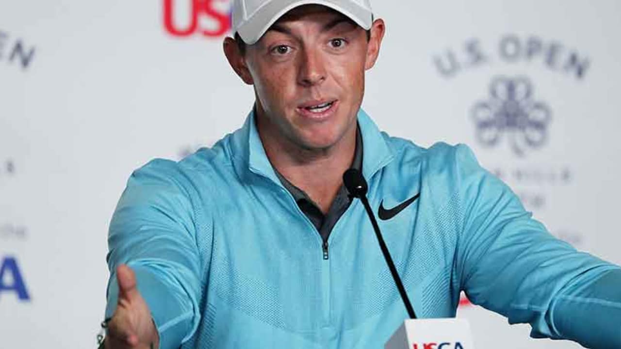 Rory McIlroy findet die Kritik am Rough bei der US Open 2017 in Erin Hills übertrieben. (Foto: Getty)
