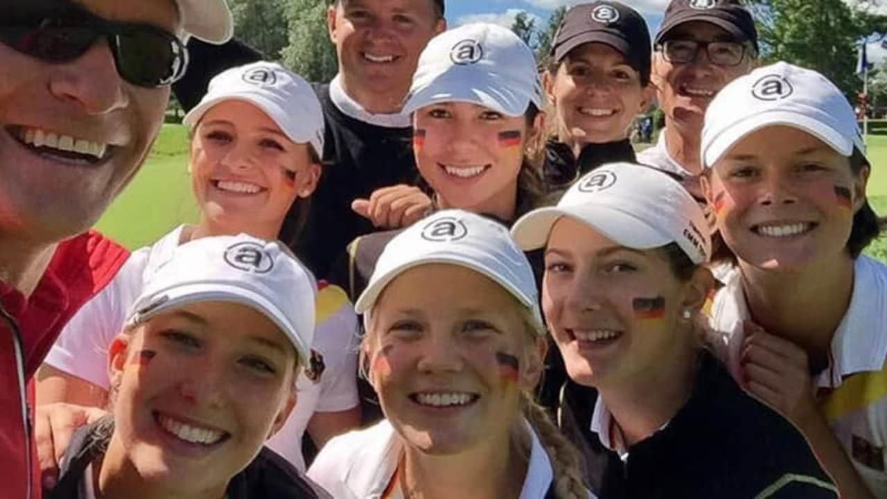 EMM Europäische Mannschaftsmeisterschaft Golf: Die Mädchen des GTG erreichten Platz fünf (Foto: DGV)