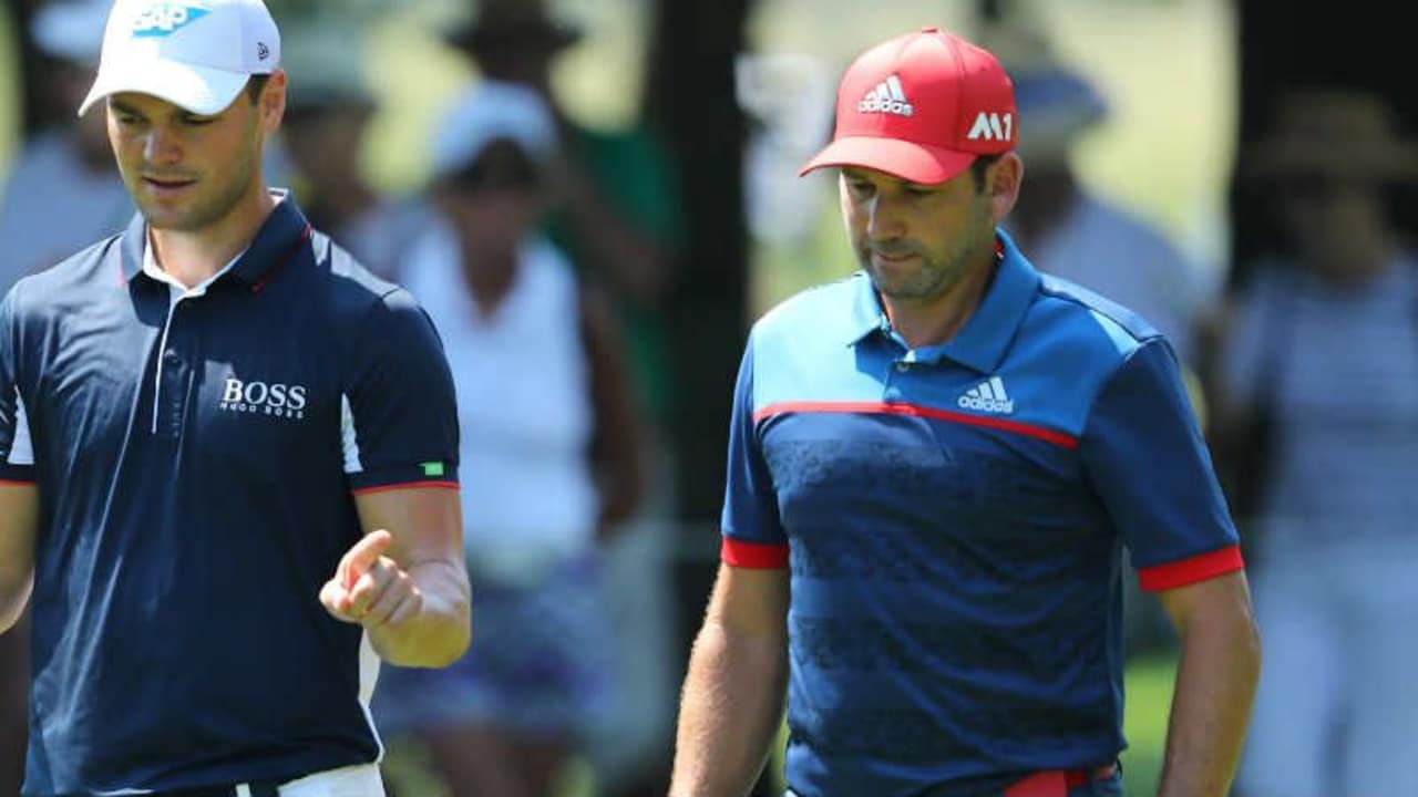 Martin Kaymer (l.) macht nach der Open Championship in der Golf Weltrangliste einen Platz gut. (Foto: Getty)