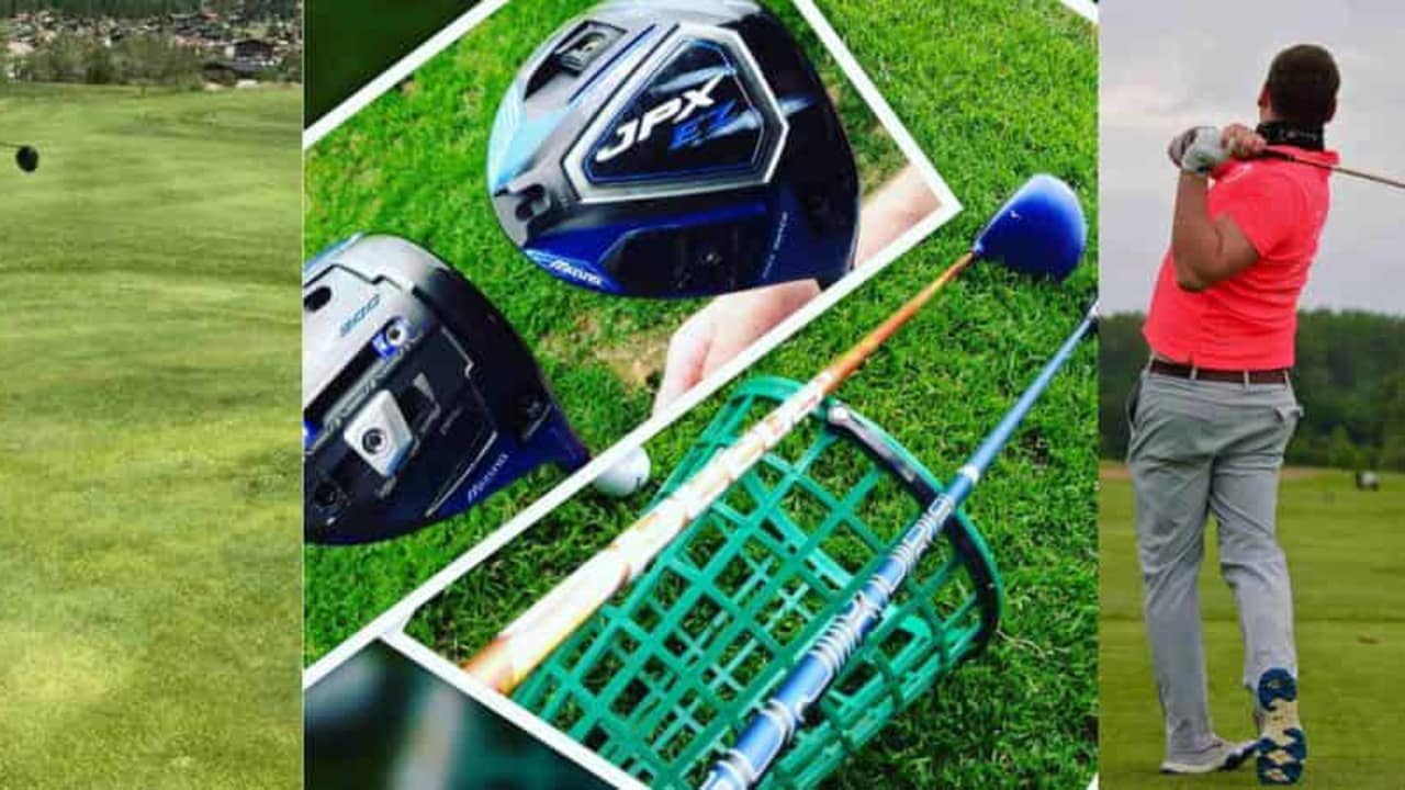 Die vier Golf Post Tester verlangten dem Mizuno JPX900 Driver alles ab. (Foto: Maike Mauermann/Tobi Grotefeld)