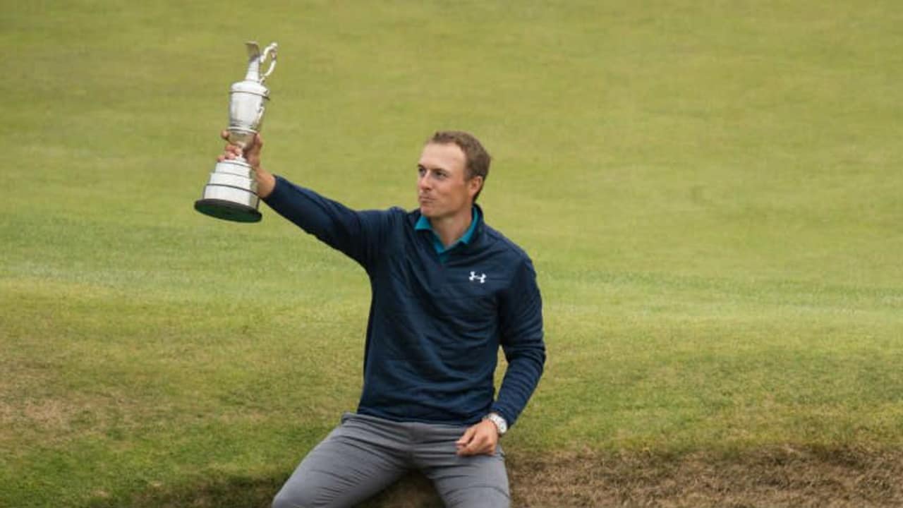 Jordan Spieth verdiente sich bei der Open Championship in einem spannenden Finale den Claret Jug. (Foto: Getty)