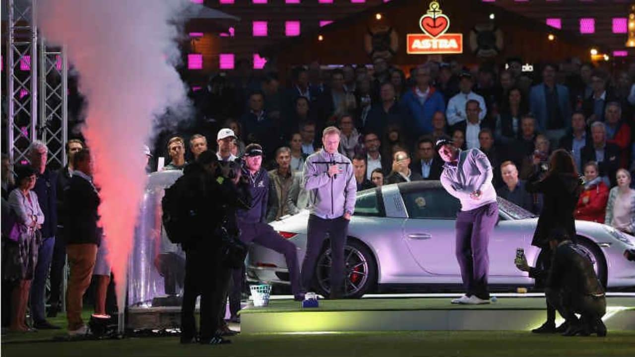 Kick-Off der Porsche European Open 2017 mitten auf dem Hamburger Kiez. (Foto:Getty)