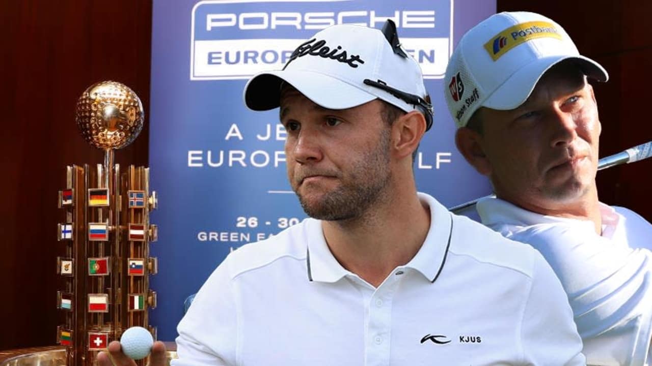 Maximilian Kieffer (l.) ud Marcel Siem führen eine große deutsche Riege in die Porsche European Open vor den Toren Hamburgs.