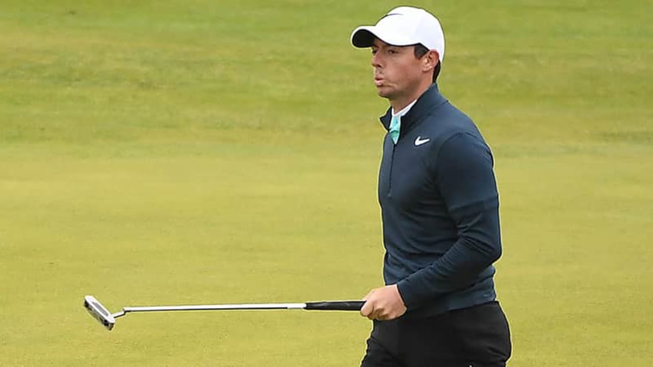 Rory McIlroy Schwierigkeiten Putter Equipment TaylorMade Irish Open 2017