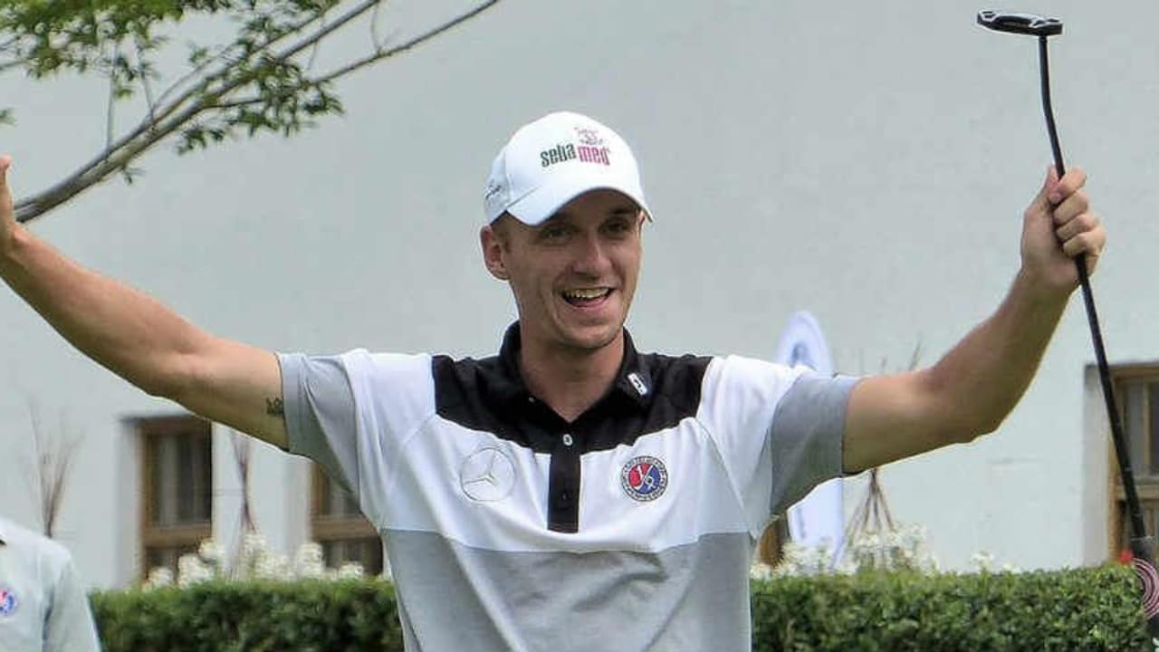 Maximilian Oelfke ist mit dem GC Mannheim-Viernheim auf Final-Four-Kurs. (Foto: DGV/kirmaier)
