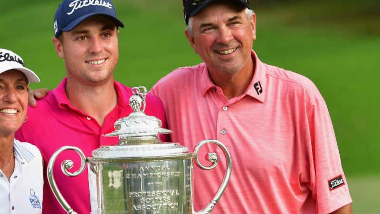 Justin Thomas sichert sich bei der PGA Championship 2017 seinen ersten Majortitel. (Foto: Getty)